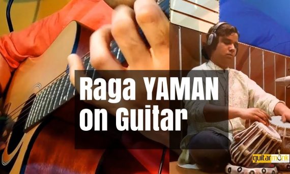 Kalyani - Raga Yaman on Guitar by Kapil Srivastava Learn, Notes, Tabs