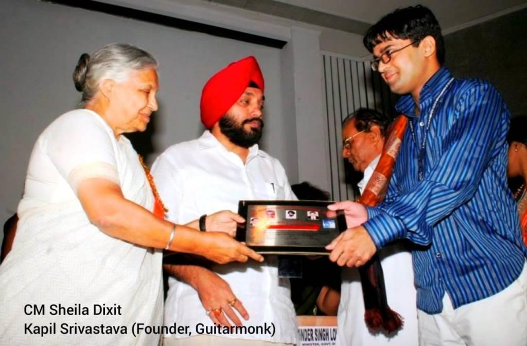 Received my first Award via Sheila Dikshit says Kapil Srivastava