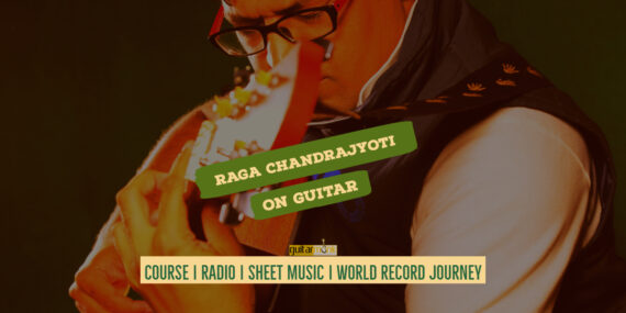 Raga Chandra Jyoti राग चंद्र ज्योति NotesTabsSheet Musicon Guitar Guitarmonk
