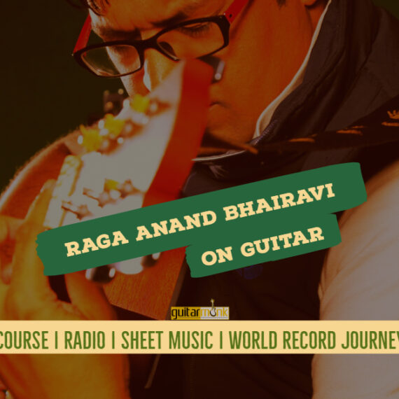 Raga Anand Bhairavi आनंद भैरवी. Asavari thaat on guitar gutarmonk