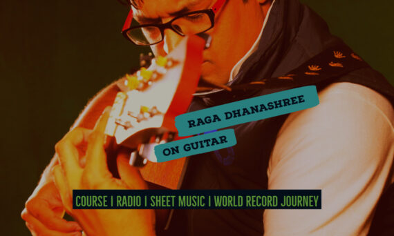 Raga Dhanashree राग धनश्री Kafi Thaat NotesTabsSheet Musicon Guitar Guitarmonk